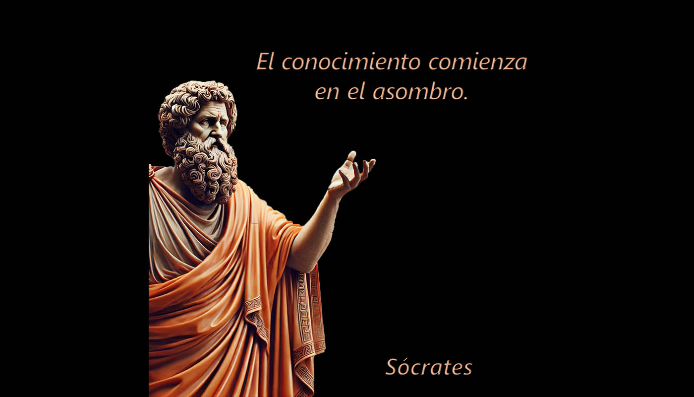 Sócrates 1019  El conocimiento comienza en el asombro.