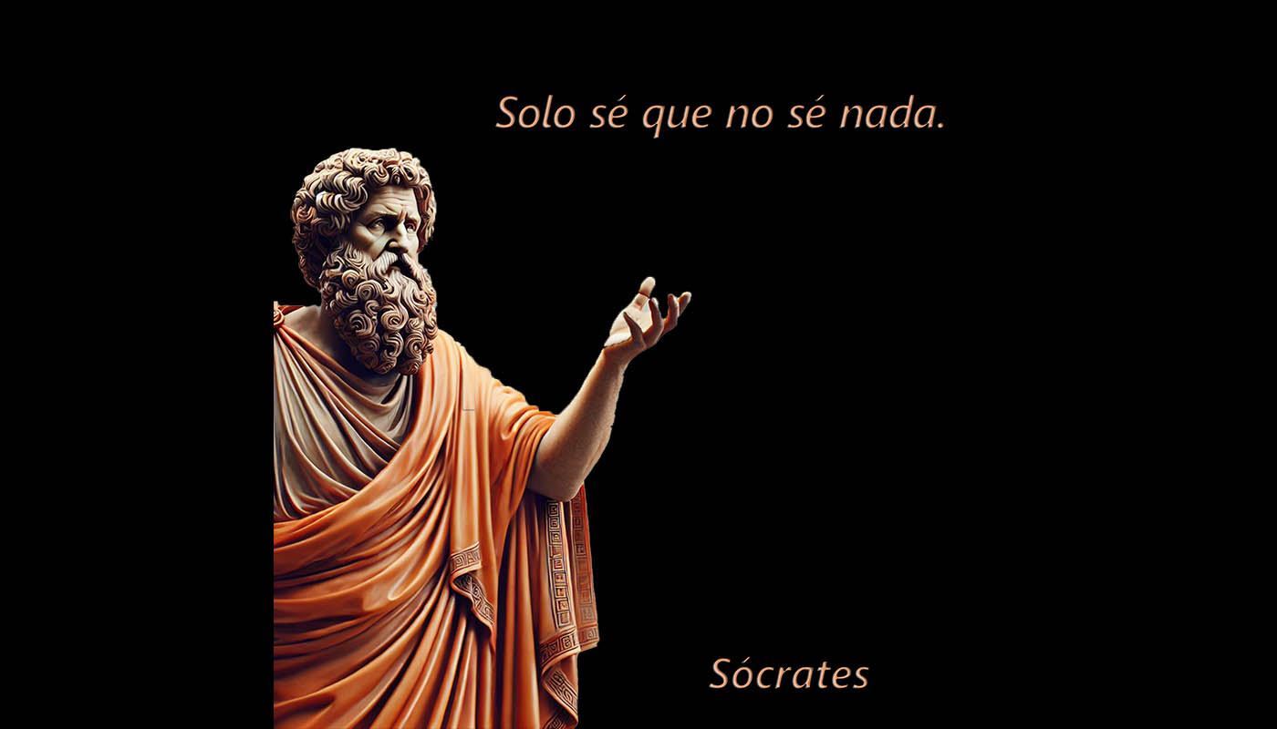 Sócrates 1107  Solo sé que no sé nada.